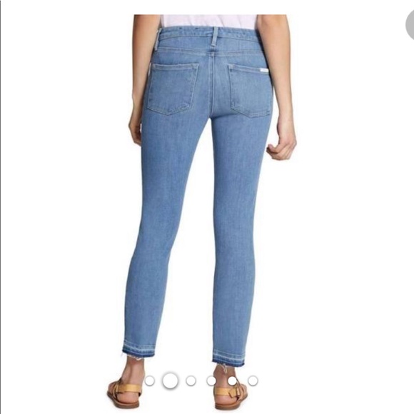 NWT Anthropologie Sanctuary Robbie Skinny Jean Mid Rise Slit Front - Picture 2 of 6